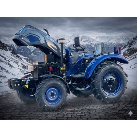Мінітрактор ДМТЗ 255XL (24 к.с., 4х4) з примусовою гідравлікою та рівною підлогою | Купити без передоплати